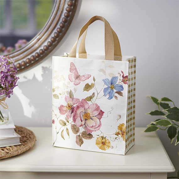 Floral gift bag