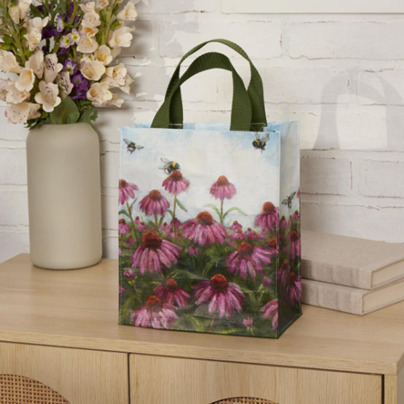 Primitives By Kathy Pink Coneflower Daily Tote